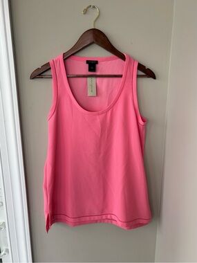 Ann Taylor pink dressy tank top size small NWT